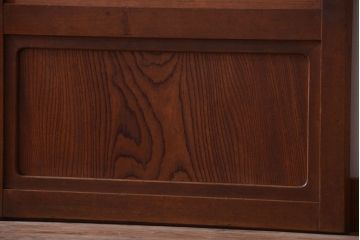 古民具・骨董　腰板欅材!上質で上品な高級格子戸4枚セット