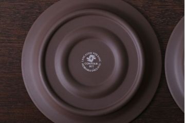イギリスビンテージ HORNSEA(ホーンジー)　Contour(コントウァ)シリーズ　カップ&ソーサー4客、皿4枚セット