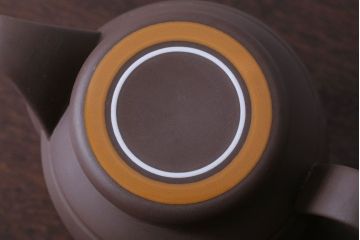 イギリスビンテージ HORNSEA(ホーンジー)　Contour(コントウァ)シリーズ　ポット、ミルク入れ2点セット