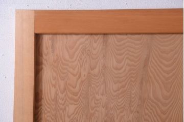 アンティーク　高級品!秋田杉一枚板の木味格子帯戸