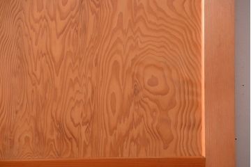 アンティーク　高級品!秋田杉一枚板の木味格子帯戸