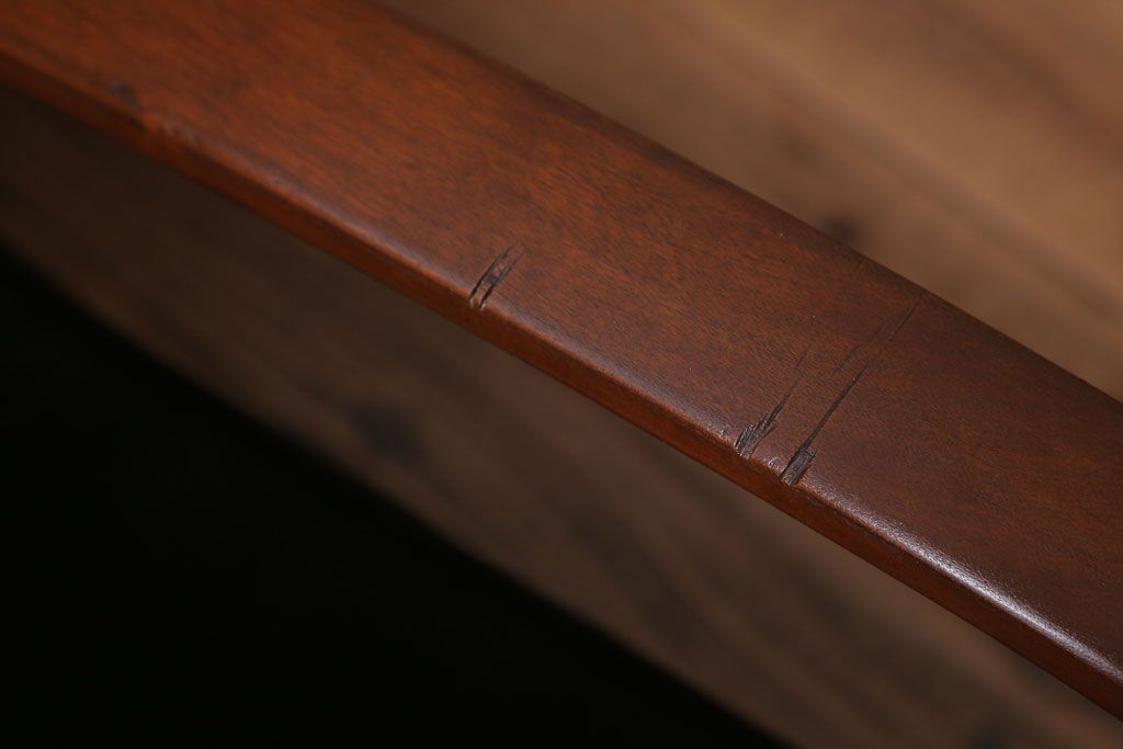 アンティーク家具　アンティーク　シンプルな1人掛けアームソファ(1)