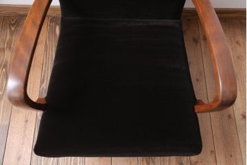 アンティーク家具　アンティーク　シンプルな1人掛けアームソファ(2)