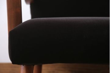 アンティーク家具　アンティーク　シンプルな1人掛けアームソファ(2)