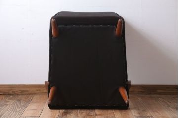 アンティーク家具　アンティーク　シンプルな1人掛けアームソファ(2)
