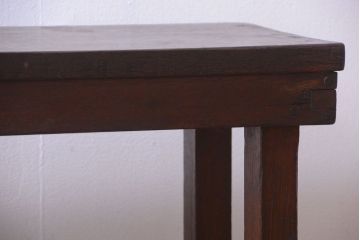 アンティーク家具　和製アンティーク　古い木のシンプルなベンチ