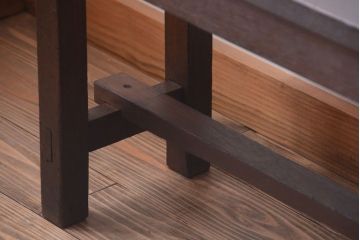 アンティーク家具　和製アンティーク　古い木のシンプルなベンチ