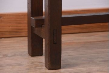 アンティーク家具　和製アンティーク　古い木のシンプルなベンチ
