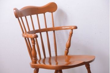 中古　柏木工　ナラ材のダイニングチェア(1)
