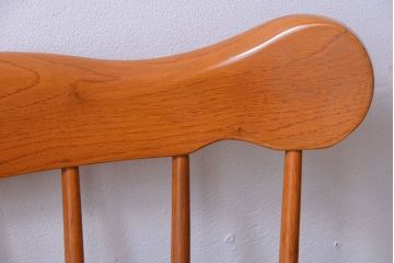 中古　柏木工　ナラ材のダイニングチェア(1)