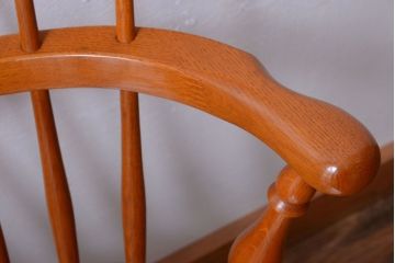 中古　柏木工　ナラ材のダイニングチェア(1)