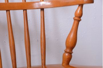 中古　柏木工　ナラ材のダイニングチェア(1)