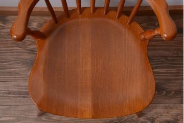 中古　柏木工　ナラ材のダイニングチェア(1)