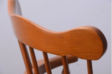 中古　柏木工　ナラ材のダイニングチェア(1)