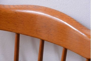 中古　柏木工　ナラ材のダイニングチェア(2)