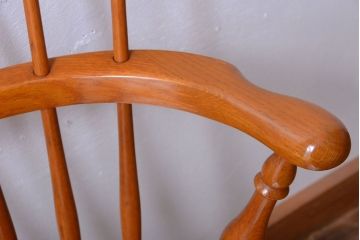 中古　柏木工　ナラ材のダイニングチェア(2)