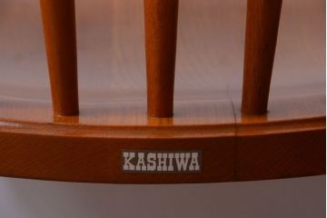 中古　柏木工　ナラ材のダイニングチェア(2)