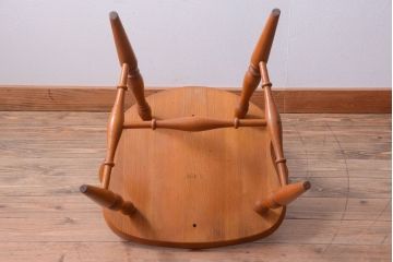 中古　柏木工　ナラ材のダイニングチェア(2)