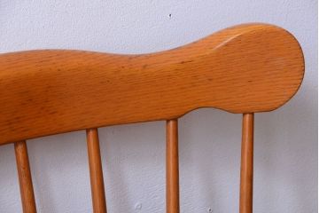 中古　柏木工　ナラ材のダイニングチェア(2)