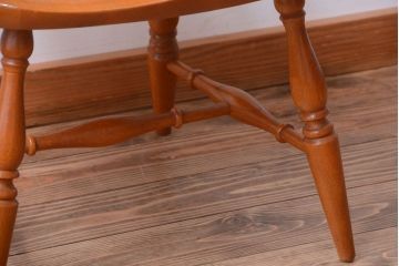中古　柏木工　ナラ材のダイニングチェア(2)
