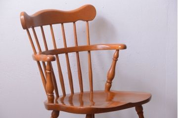 中古　柏木工　ナラ材のアームチェア(1)