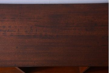 アンティーク家具　和製アンティーク　特大!古い木の重厚なマス目棚(収納棚、飾り棚)