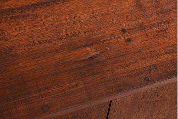 アンティーク家具　和製アンティーク　特大!古い木の重厚なマス目棚(収納棚、飾り棚)