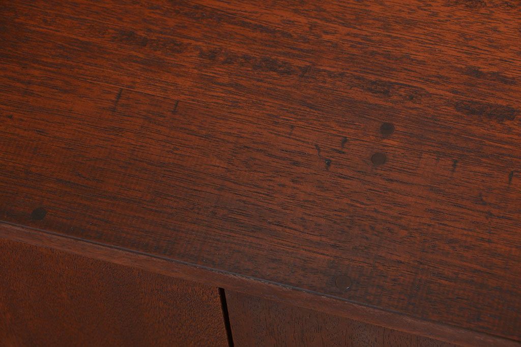 アンティーク家具　和製アンティーク　特大!古い木の重厚なマス目棚(収納棚、飾り棚)