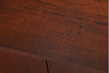 アンティーク家具　和製アンティーク　特大!古い木の重厚なマス目棚(収納棚、飾り棚)