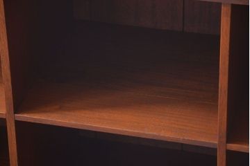 アンティーク家具　和製アンティーク　特大!古い木の重厚なマス目棚(収納棚、飾り棚)