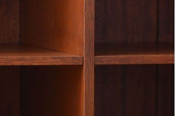 アンティーク家具　和製アンティーク　特大!古い木の重厚なマス目棚(収納棚、飾り棚)