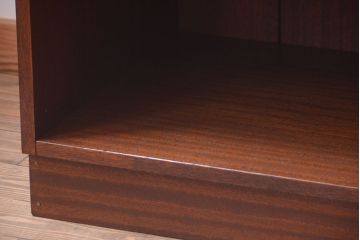 アンティーク家具　和製アンティーク　特大!古い木の重厚なマス目棚(収納棚、飾り棚)