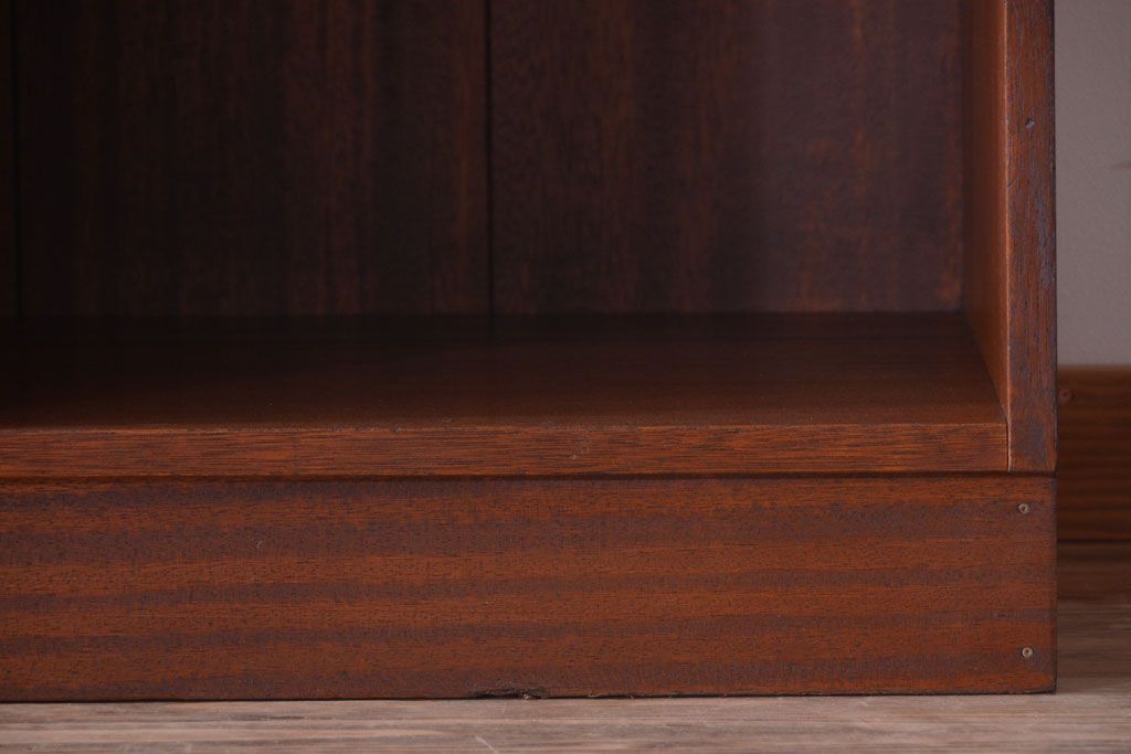 アンティーク家具　和製アンティーク　特大!古い木の重厚なマス目棚(収納棚、飾り棚)