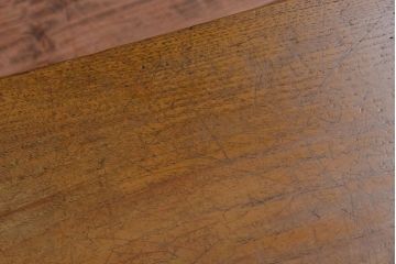 レトロ家具　和製アンティーク　引き出し2杯付きのレトロな文机