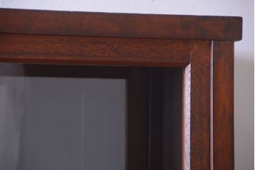 アンティーク家具　アンティーク　二段重ねの大きな両面戸棚