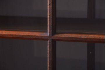 アンティーク家具　アンティーク　二段重ねの大きな両面戸棚