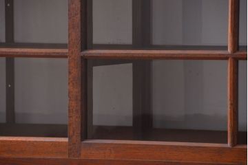 アンティーク家具　アンティーク　二段重ねの大きな両面戸棚