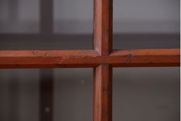 アンティーク家具　アンティーク　二段重ねの大きな両面戸棚