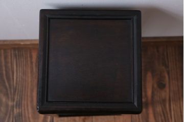 アンティーク雑貨　和製アンティーク　唐木材の上品な花台