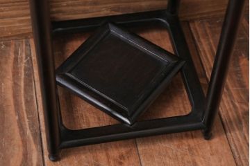 アンティーク雑貨　和製アンティーク　唐木材の上品な花台