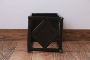 アンティーク雑貨　和製アンティーク　唐木材の上品な花台