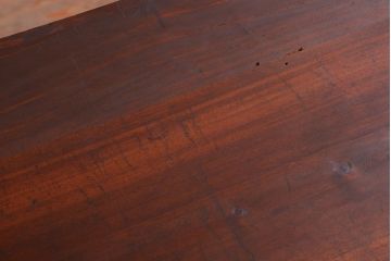 アンティーク家具　和製アンティーク　引き出し3杯付きの鉄脚ローボード