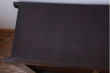 アンティーク家具　古民具・骨董　四尺　水屋箪笥サイドボード(2)