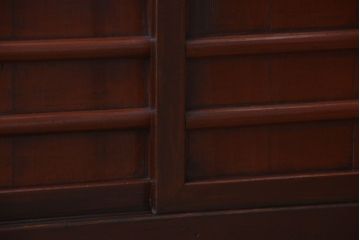 アンティーク家具　古民具・骨董　四尺　水屋箪笥サイドボード(2)