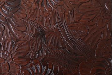 アンティーク雑貨　和製アンティーク　日光彫の古い花台