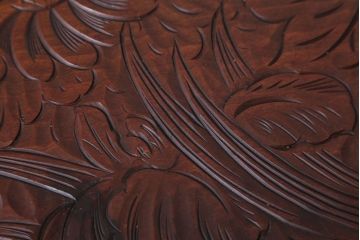 アンティーク雑貨　和製アンティーク　日光彫の古い花台