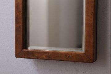 アンティーク雑貨　アンティーク　幅の狭い縦型のミラー