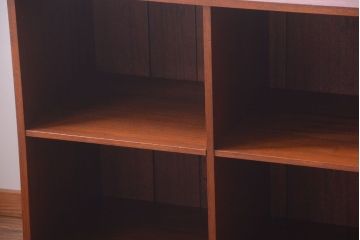 アンティーク家具　和製アンティーク　特大サイズ!古い木の重厚なマス目棚(収納棚、飾り棚)