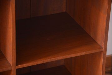 アンティーク家具　和製アンティーク　特大サイズ!古い木の重厚なマス目棚(収納棚、飾り棚)