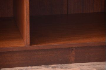 アンティーク家具　和製アンティーク　特大サイズ!古い木の重厚なマス目棚(収納棚、飾り棚)